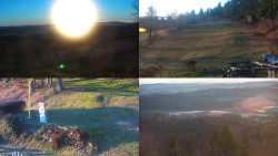 Sdružený snímek okolí chaty Myslivna