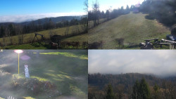 Sdružený snímek okolí chaty Myslivna