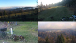 Sdružený snímek okolí chaty Myslivna