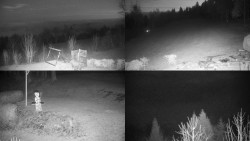 Sdružený snímek okolí chaty Myslivna