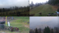 Sdružený snímek okolí chaty Myslivna