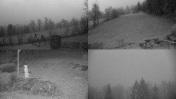 Sdružený snímek okolí chaty Myslivna