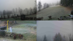 Sdružený snímek okolí chaty Myslivna