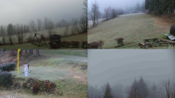 Sdružený snímek okolí chaty Myslivna