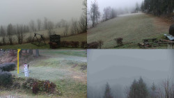 Sdružený snímek okolí chaty Myslivna