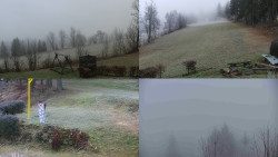 Sdružený snímek okolí chaty Myslivna