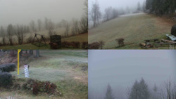 Sdružený snímek okolí chaty Myslivna