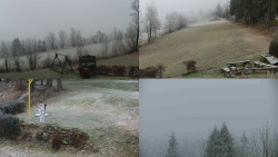 Sdružený snímek okolí chaty Myslivna