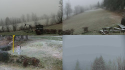 Sdružený snímek okolí chaty Myslivna