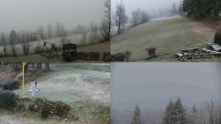 Sdružený snímek okolí chaty Myslivna