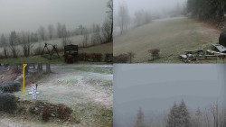 Sdružený snímek okolí chaty Myslivna