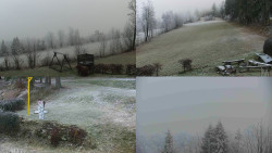 Sdružený snímek okolí chaty Myslivna