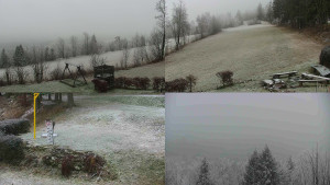 Chata Myslivna SKP Olomouc - Sdružený snímek okolí chaty Myslivna - 17.12.2025 v 11:01 Chata Myslivna SKP Olomouc - Sdružený snímek okolí chaty Myslivna - 17.12.2025 v 11:01