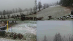 Sdružený snímek okolí chaty Myslivna