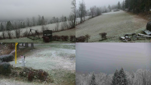 Chata Myslivna SKP Olomouc - Sdružený snímek okolí chaty Myslivna - 17.12.2025 v 13:01 Chata Myslivna SKP Olomouc - Sdružený snímek okolí chaty Myslivna - 17.12.2025 v 13:01