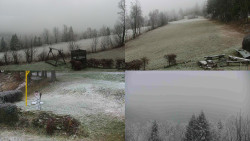 Sdružený snímek okolí chaty Myslivna