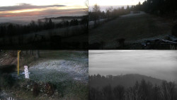 Sdružený snímek okolí chaty Myslivna