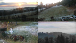 Sdružený snímek okolí chaty Myslivna