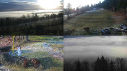 Sdružený snímek okolí chaty Myslivna