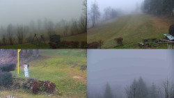 Sdružený snímek okolí chaty Myslivna