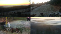 Sdružený snímek okolí chaty Myslivna