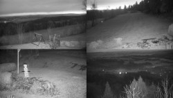 Sdružený snímek okolí chaty Myslivna