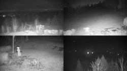 Sdružený snímek okolí chaty Myslivna