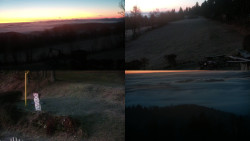 Sdružený snímek okolí chaty Myslivna