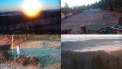 Sdružený snímek okolí chaty Myslivna