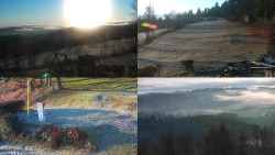 Sdružený snímek okolí chaty Myslivna