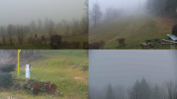 Sdružený snímek okolí chaty Myslivna