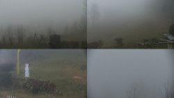 Sdružený snímek okolí chaty Myslivna