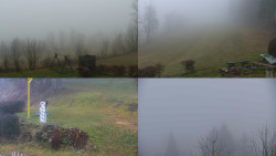 Sdružený snímek okolí chaty Myslivna