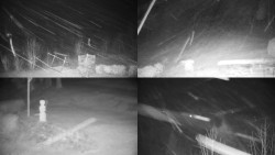 Sdružený snímek okolí chaty Myslivna