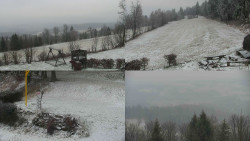 Sdružený snímek okolí chaty Myslivna