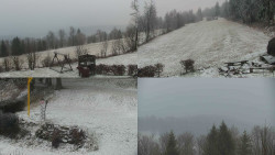 Sdružený snímek okolí chaty Myslivna