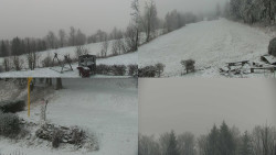 Sdružený snímek okolí chaty Myslivna