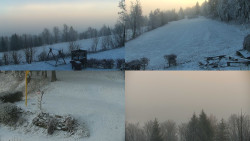 Sdružený snímek okolí chaty Myslivna