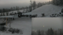 Sdružený snímek okolí chaty Myslivna