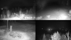 Sdružený snímek okolí chaty Myslivna