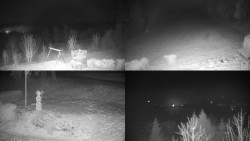 Sdružený snímek okolí chaty Myslivna