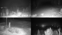 Sdružený snímek okolí chaty Myslivna