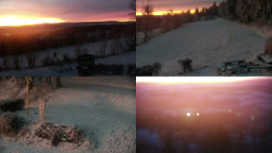 Sdružený snímek okolí chaty Myslivna