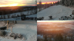 Sdružený snímek okolí chaty Myslivna