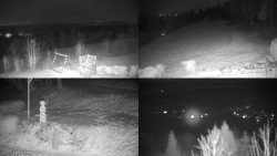 Sdružený snímek okolí chaty Myslivna