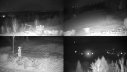 Sdružený snímek okolí chaty Myslivna