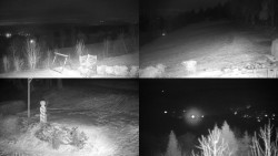 Sdružený snímek okolí chaty Myslivna