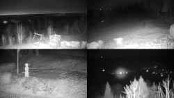 Sdružený snímek okolí chaty Myslivna