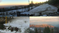 Sdružený snímek okolí chaty Myslivna