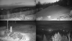 Sdružený snímek okolí chaty Myslivna